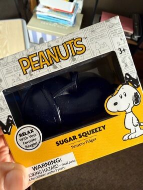 Peanuts- Snoopy- Sugar Squeezy- Stress Fidget Squish- NEW!